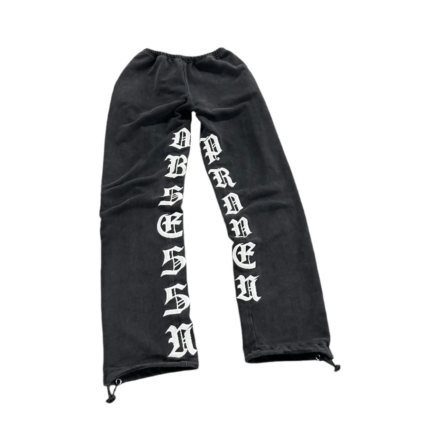 PRVN sweatpants washed black - men