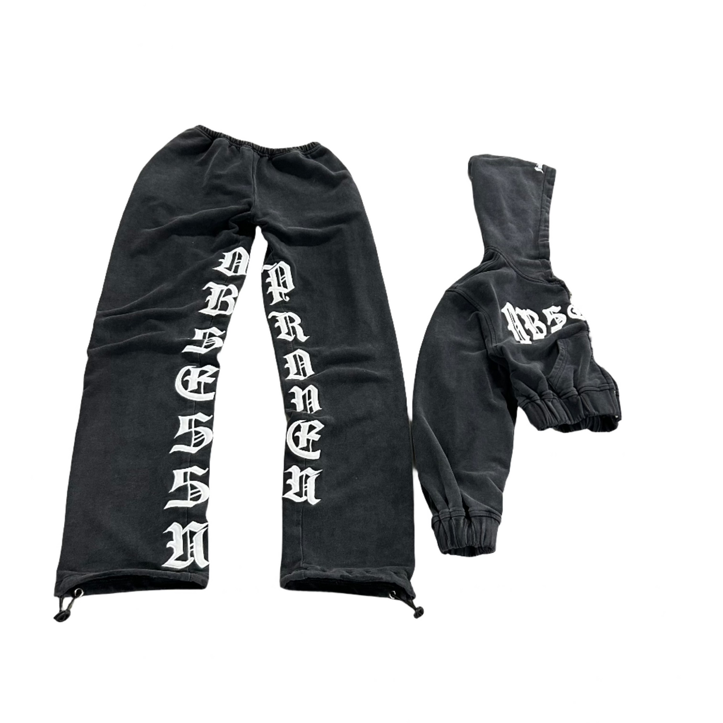 PRVN sweatsuit set washed black - women