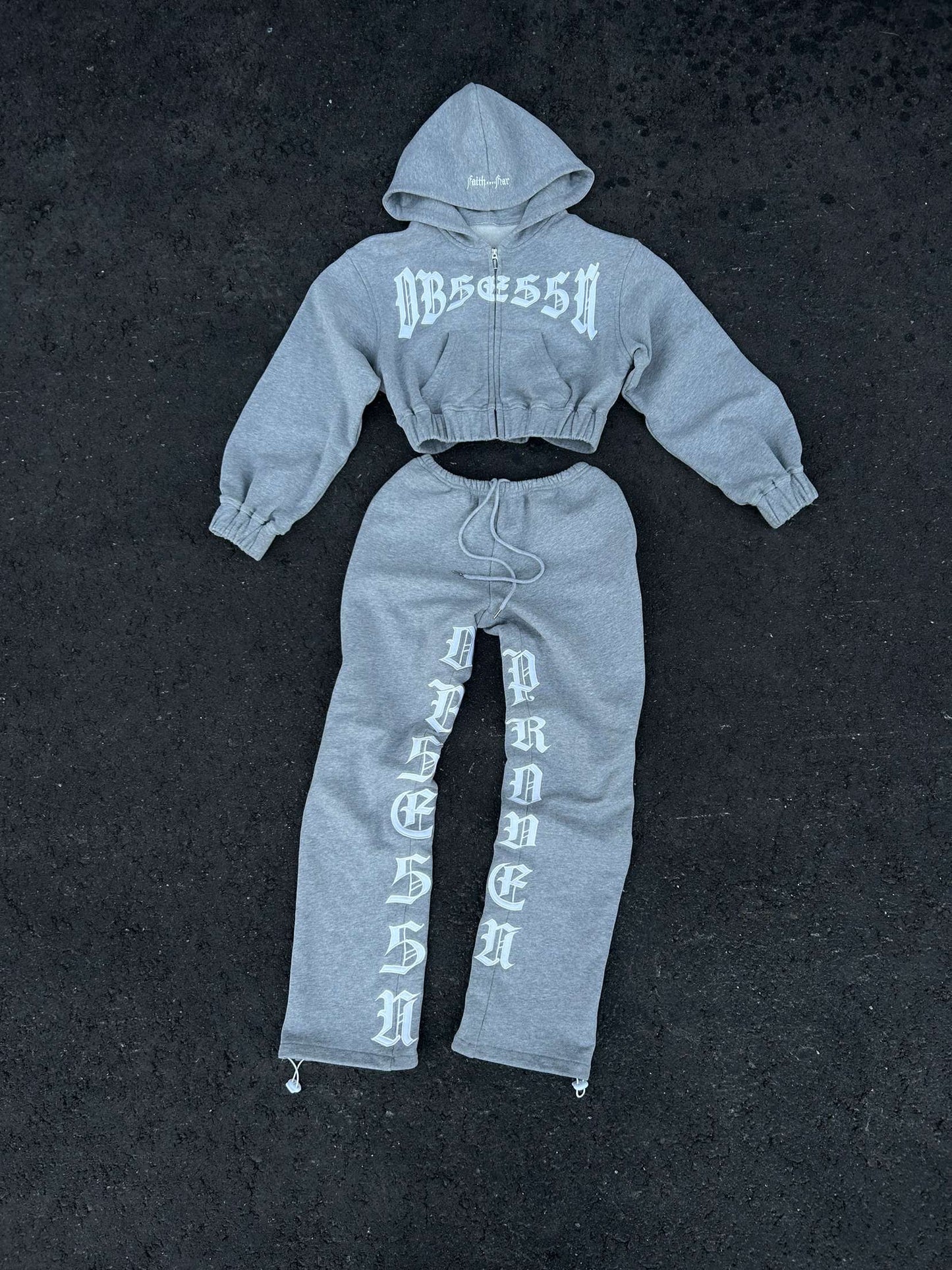 PRVN sweatsuit set grey - women