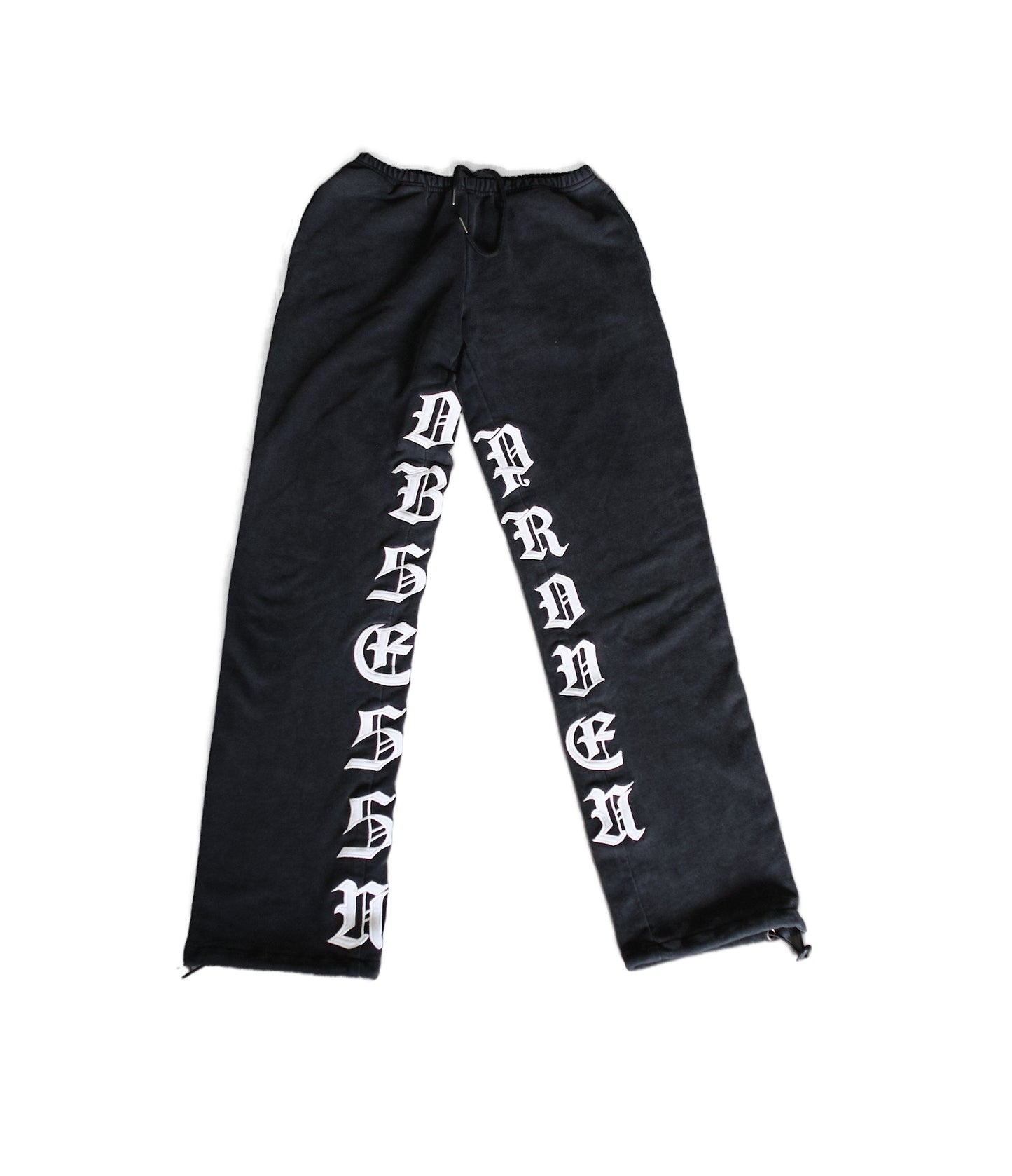 PRVN sweatpants washed black - men