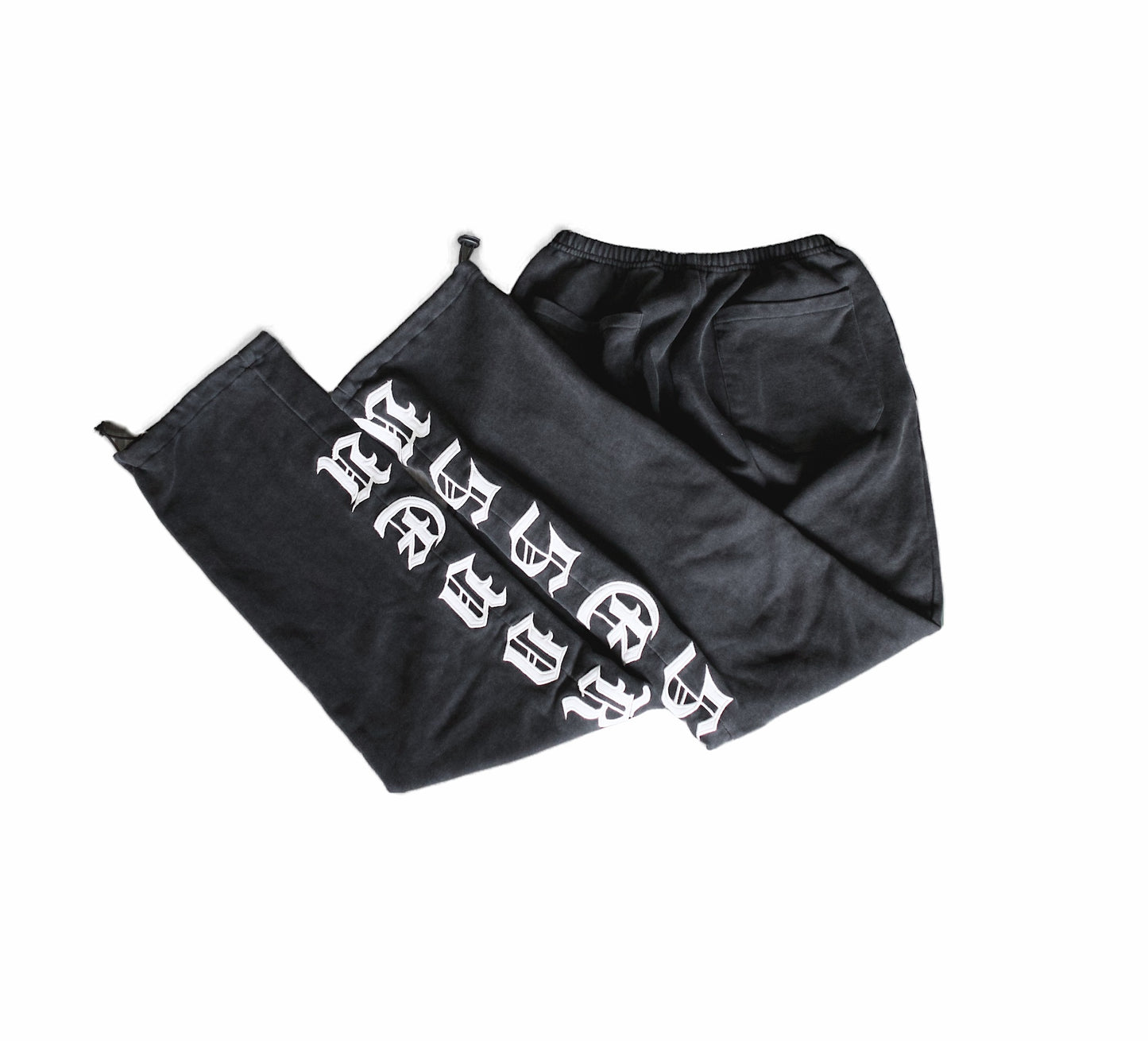 PRVN sweatpants washed black - women